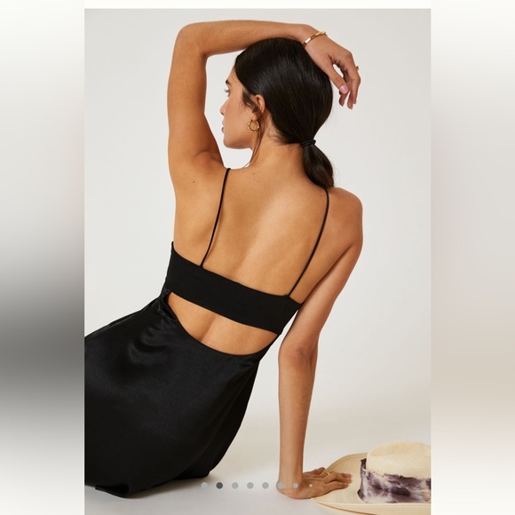 Anthropologie Black Mini Dress - Picture 2 of 14